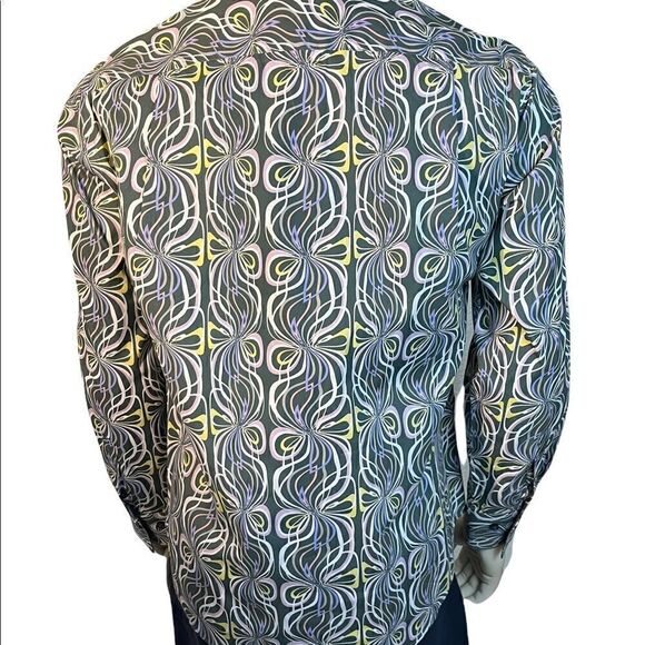 Colorful Men’s Medium Brandini Long Sleeved Casual Shirt - Picture 3 of 6